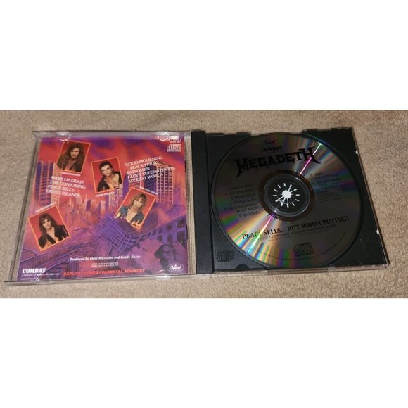 MEGADETH cd PEACE SELLS BUT WHO'S BUYING capitol cdp 7 46370 2 - Picture 7 of 11